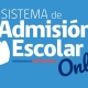 Portada para el comunicado sobre el Sistema de Admisión Escolar Online