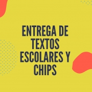 Entrega de Textos Escolares y chips