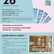 Infografía de entretenido juego de cartas para la cuarentena