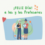 Feliz día a las y los profesores