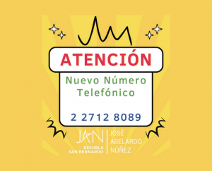 Nuevo número de contacto